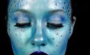 Water Pixie / Ice Queen Halloween Makeup Tutorial