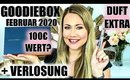 WOW 100€ Wert mit DUFT EXTRA? Goodiebox Februar 2020 | UNBOXING & VERLOSUNG