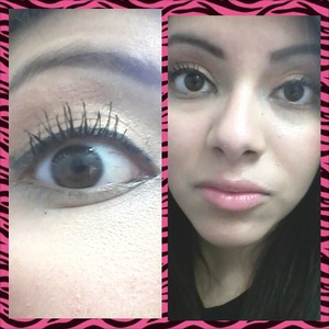 Just went simple today with winged liner. shaded brows. 