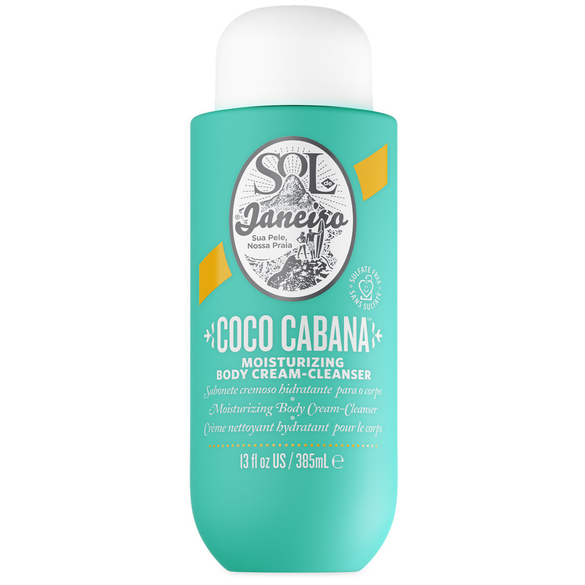Sol de Janeiro Coco Cabana Moisturizing Body Cream-Cleanser alternative view 1 - product swatch.