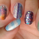 Colorful nail art