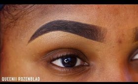 Eyebrow tutorial using Elf Brow Brow cream  just $4