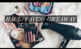 Mini Haul + Current Faves + Giveaway | HAUSOFCOLOR