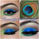 Peacock feather inspired
