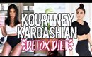 Trying Kourtney Kardashian's DETOX DIET + WORKOUT | THE STRUGGLE !!