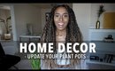 HOME DECOR:  Update your boring house plant pots