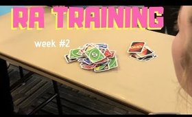 RA TRAINING VLOG 2018: Week #2 | Uno Tournament, Meme Scavenger Hunts, & Petty Jeopardy!