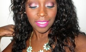 Color pop Barbie look