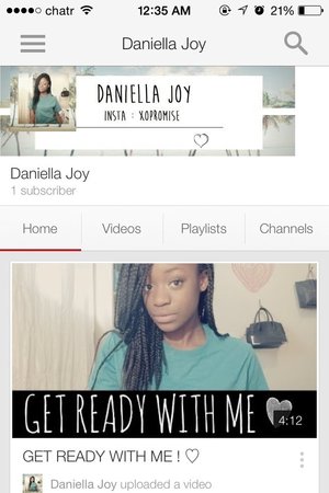 My YouTube is Daniella Joyb
