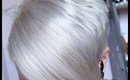 DIY white, silver AND gray hair how-to at home!