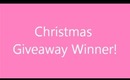 Christmas Too Faced Palette Giveaway Winner!!!