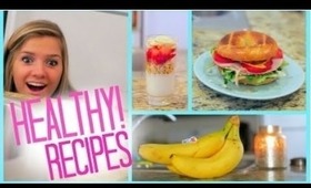 Healthy Food Ideas! Breakfast Lunch and Snacks | Fitness with Eva