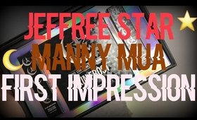 JEFFREE STAR X MANNY MUA FIRST IMPRESSIONS | LeslieBabyie