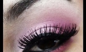 Pink Eyes for Breast Cancer Awareness Makeup Look