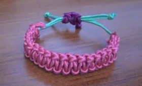 DIY Stackable Bracelets: Square Knot (Cobra Stitch) Friendship Bracelet Tutorial