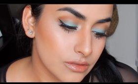 AQUA EYES | talk-thru makeup tutorial