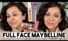 FULL FACE OF MAYBELLINE FIRST IMPRESSIONS! | One Brand Makeup Tutorial - TrinaDuhra