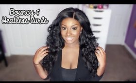 Hair Tutorial | Bouncy & Heatless Curls using Flexi Rods!