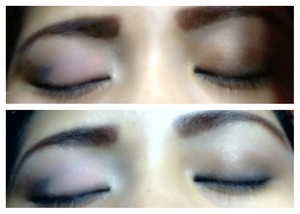 Trial and error eyeshadow ;) 