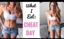 WHAT I EAT ON CHEAT DAY VLOG | WEIGHT LOSS TIPS!