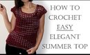 How to Crochet a Summer Top | Beginner Friendly