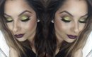 Get Ready With Me: Lime Green Eyes & Vampy Lips