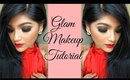 Valentine's Day Glam Makeup Tutorial | Classic Glam Look