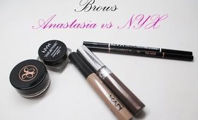 NYX vs Anastasia Brow Products - Review & Demo