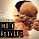 5 Minute Hairstyles | Twisted Headband Low Bun Hair Tutorial 