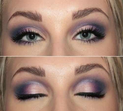 Make up ideas for blue eyes. | Beautylish