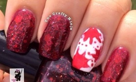 Dexter Bloody Splatter Nails by The Crafty Ninja