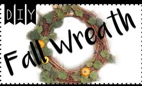 DIY FALL WREATH! POTTERY BARN INSPIRED!