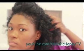 Easy Elegant Natural Hairstyle