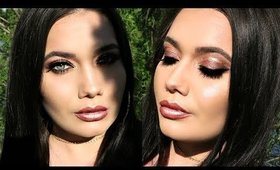 ROSE GOLD MAKEUP TUTORIAL  | SMASHBOX VLADA ROSE GOLD COLLECTION