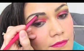 80s makeup tutorial/ Maquillaje de los Ochenta