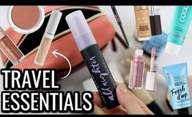 TRAVEL MAKEUP BAG SUMMER 2019! HOT WEATHER STAPLES