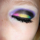 Black, pink, yellow, green, blue, purple
