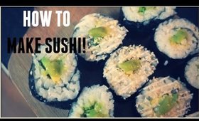 THE MOST AMAZING SUSHI | AVOCADO MAKI | LoveFromDanica