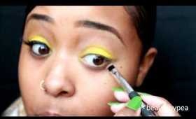 Mellow Yellow ( Yellow and Brown Makeup tutorial ! )