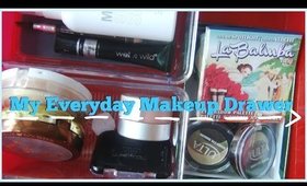 My Everyday Makeup Drawer | August 2016