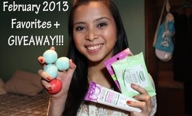 February 2013 Favorites + Giveaway!