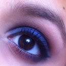 Royal Blue Smokey Eye