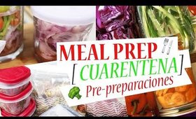 Mealprep **CUARENTENA** tips y PRE-PREPARACIONES
