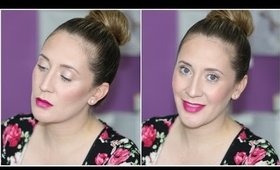 Glowy Skin & Fushia Lips | Tutorial