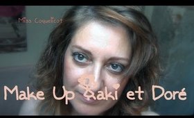 Make Up Kaki et Doré / Miss Coquelicot