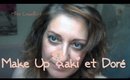 Make Up Kaki et Doré / Miss Coquelicot