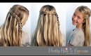 Four Strand Waterfall Braid |Pretty Hair is Fun