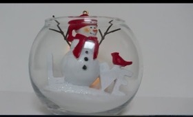 DIY: Dry Christmas Snowglobes