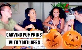 Carving Pumpkins With YouTubers!