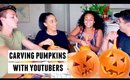 Carving Pumpkins With YouTubers!